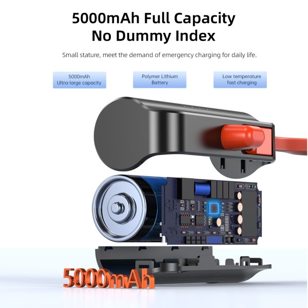 پاوربانک کپسولی Vyvylabs  ظرفیت 5000mAh - تصویر 3