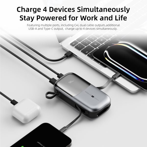 پاوربانک VyvyLabs مدل 65W Digital Display | ظرفیت ۲۰۰۰۰ میلی‌آمپر - تصویر 5