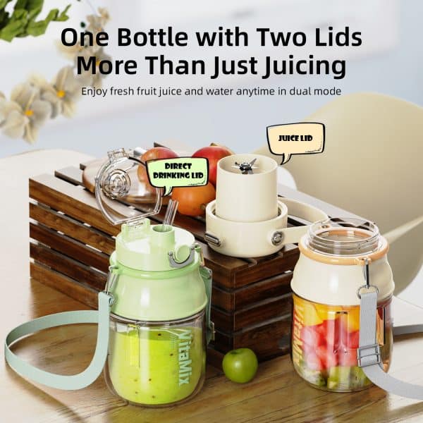مخلوط‌ کن قابل حمل Vyvylabs VitaMix – ظرفیت ۸۰۰ میلی‌لیتر - تصویر 2