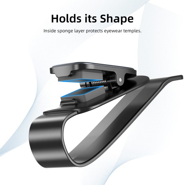 گیره عینک خودرو Vyvylabs Cool Drive – مدل کلامپینگ، مشکی - تصویر 6
