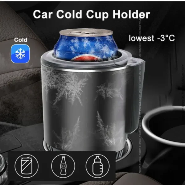 نگهدارنده هوشمند فنجان با قابلیت سرمایش و گرمایش مدل LED-Cup Pro - تصویر 3